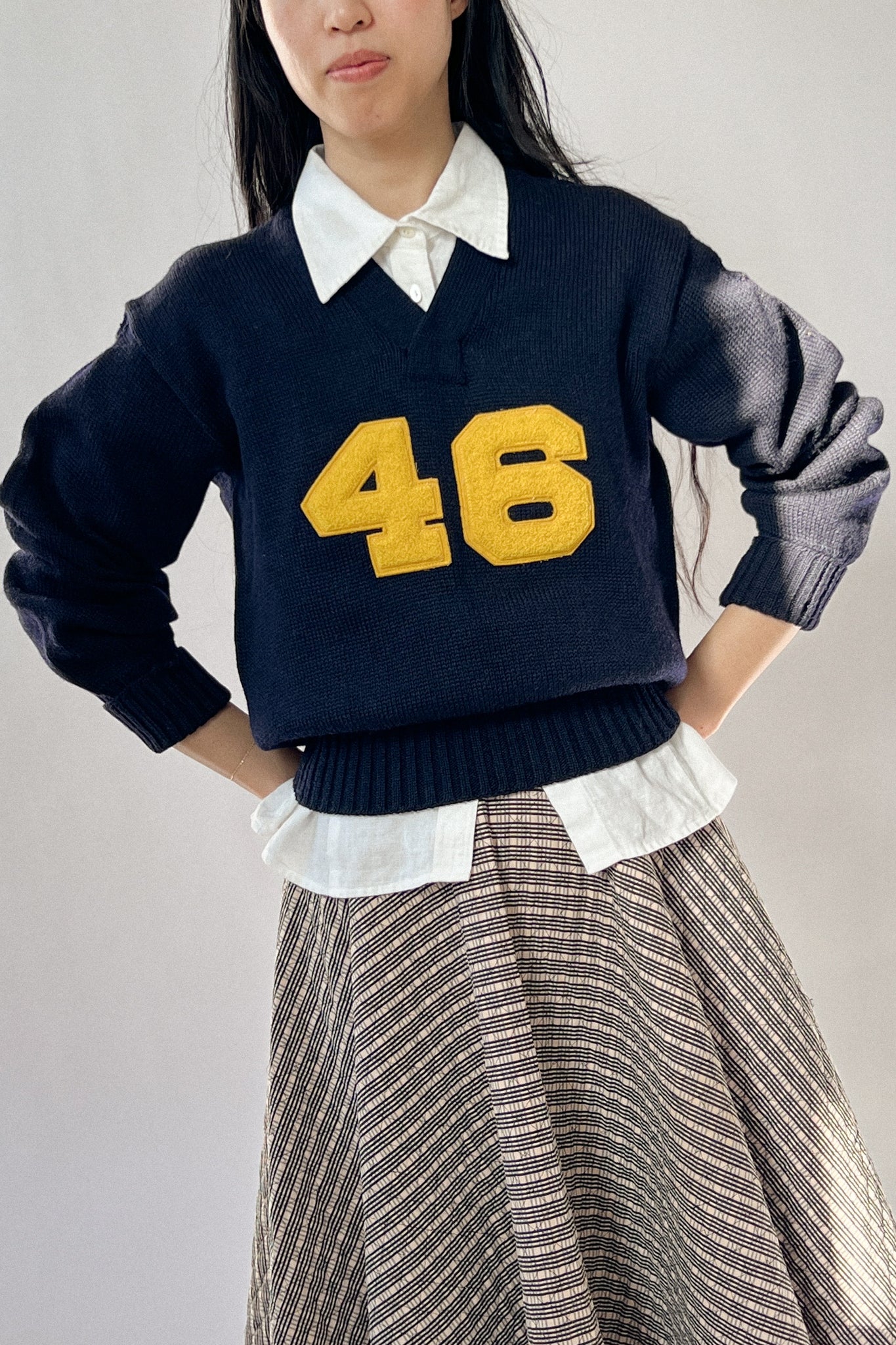 30s Wool Sporting Pullover