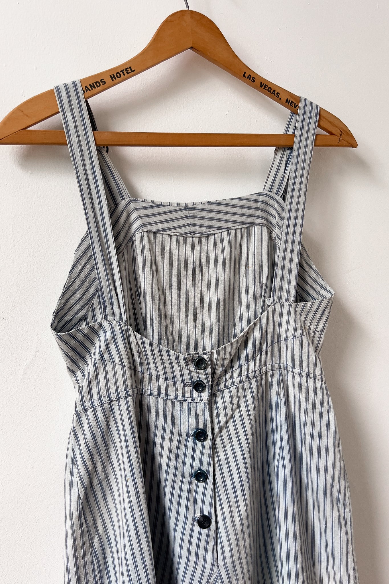 20s Cotton Workwear Romper | sz 2