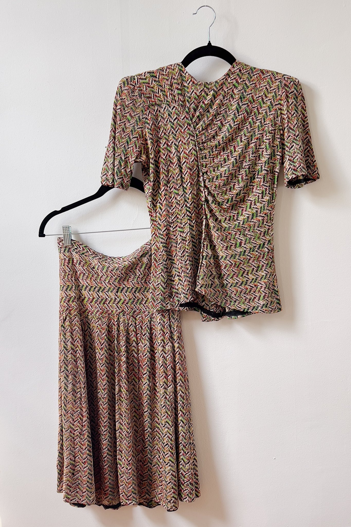 40s Rayon Jersey Knit Set