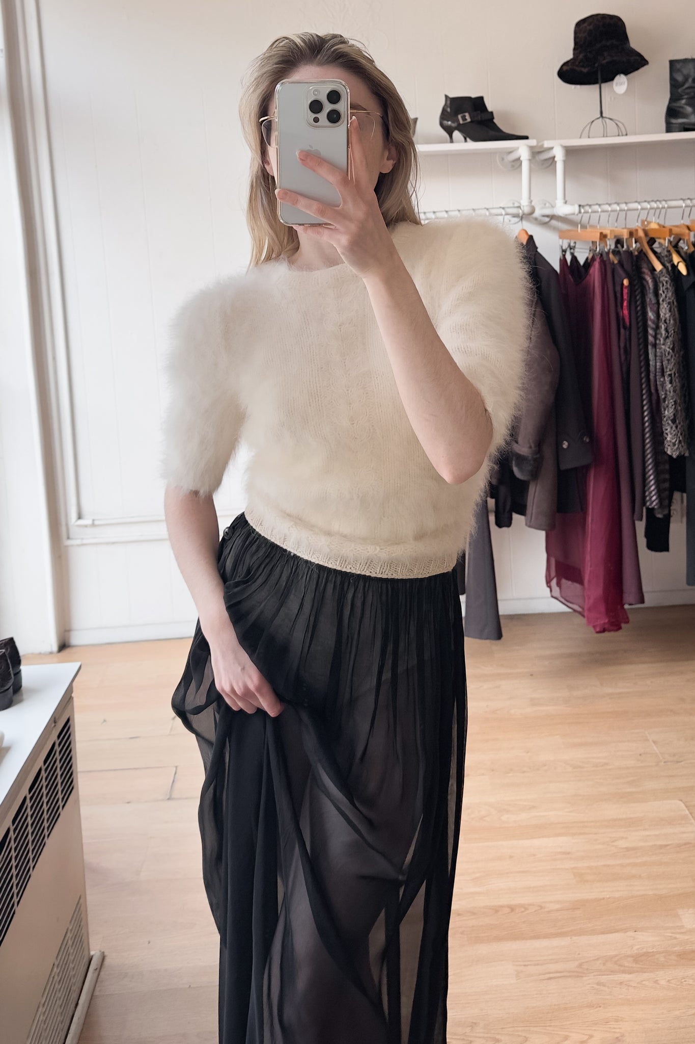 60s Angora Cloud Sweater