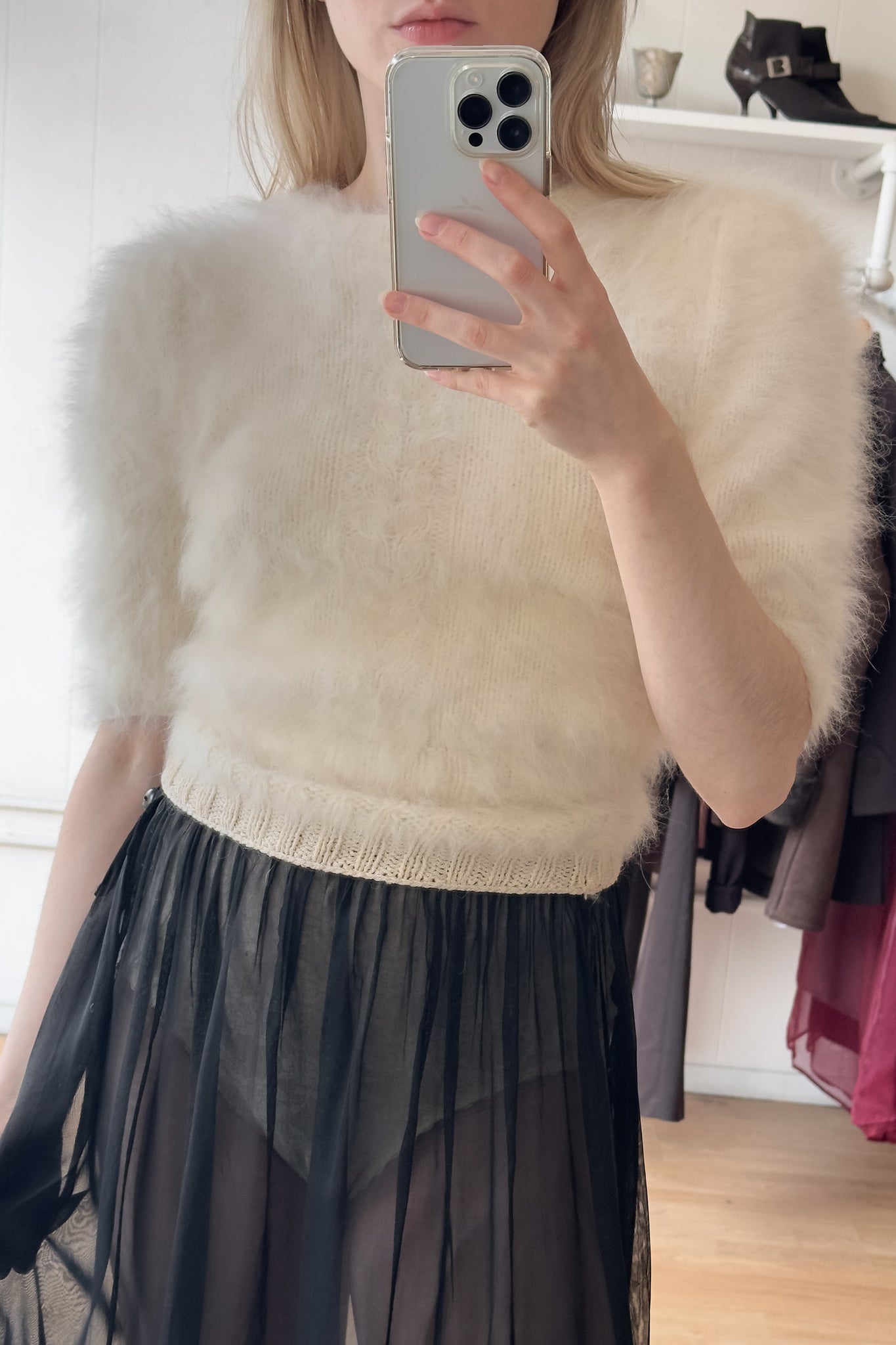 60s Angora Cloud Sweater