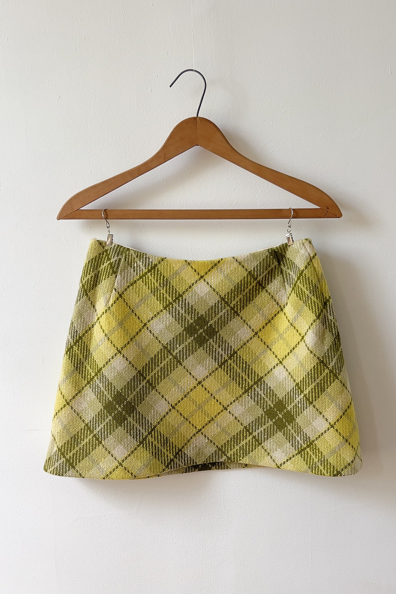 60s Lime Plaid Mini | sz 4