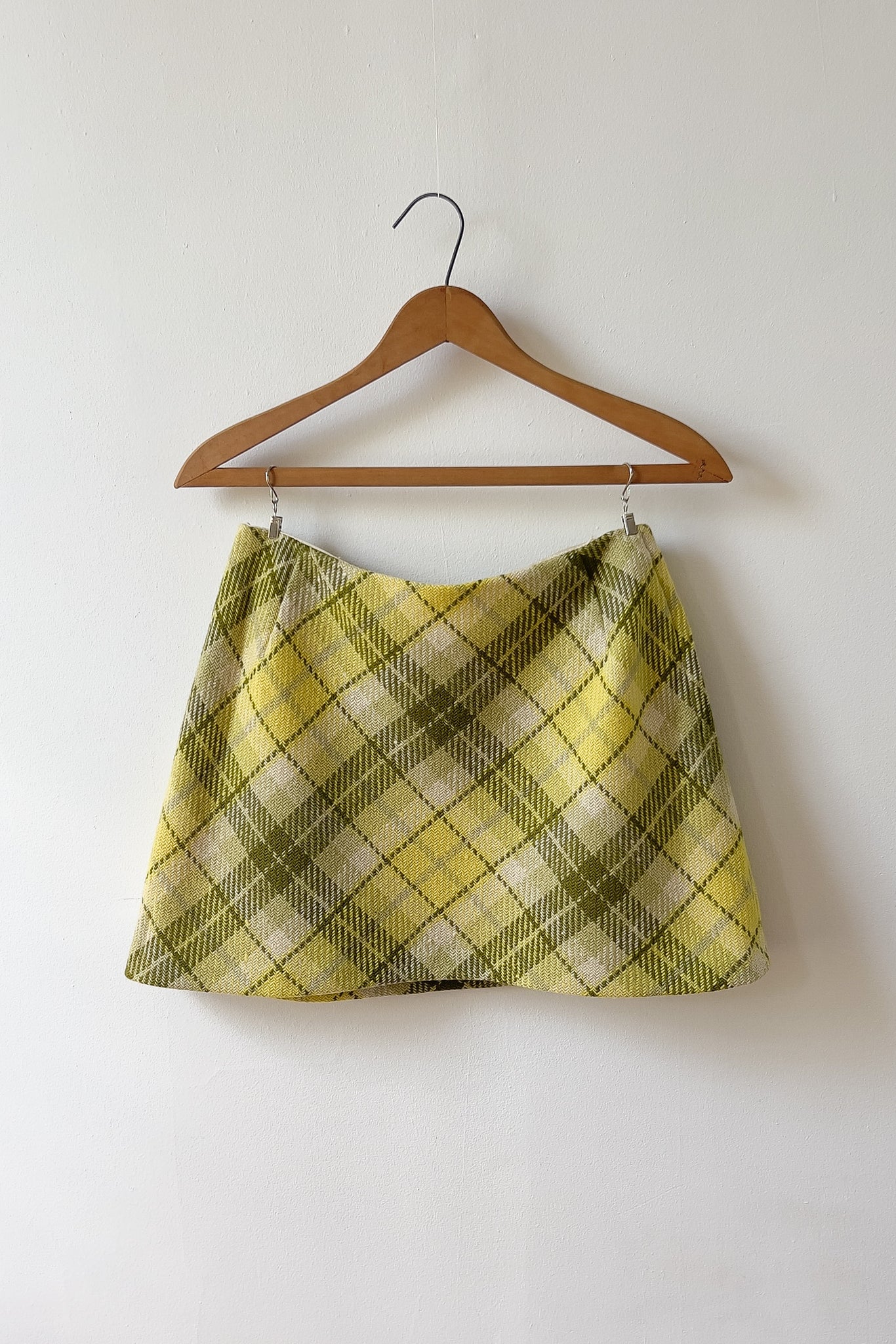 60s Lime Plaid Mini | sz 4