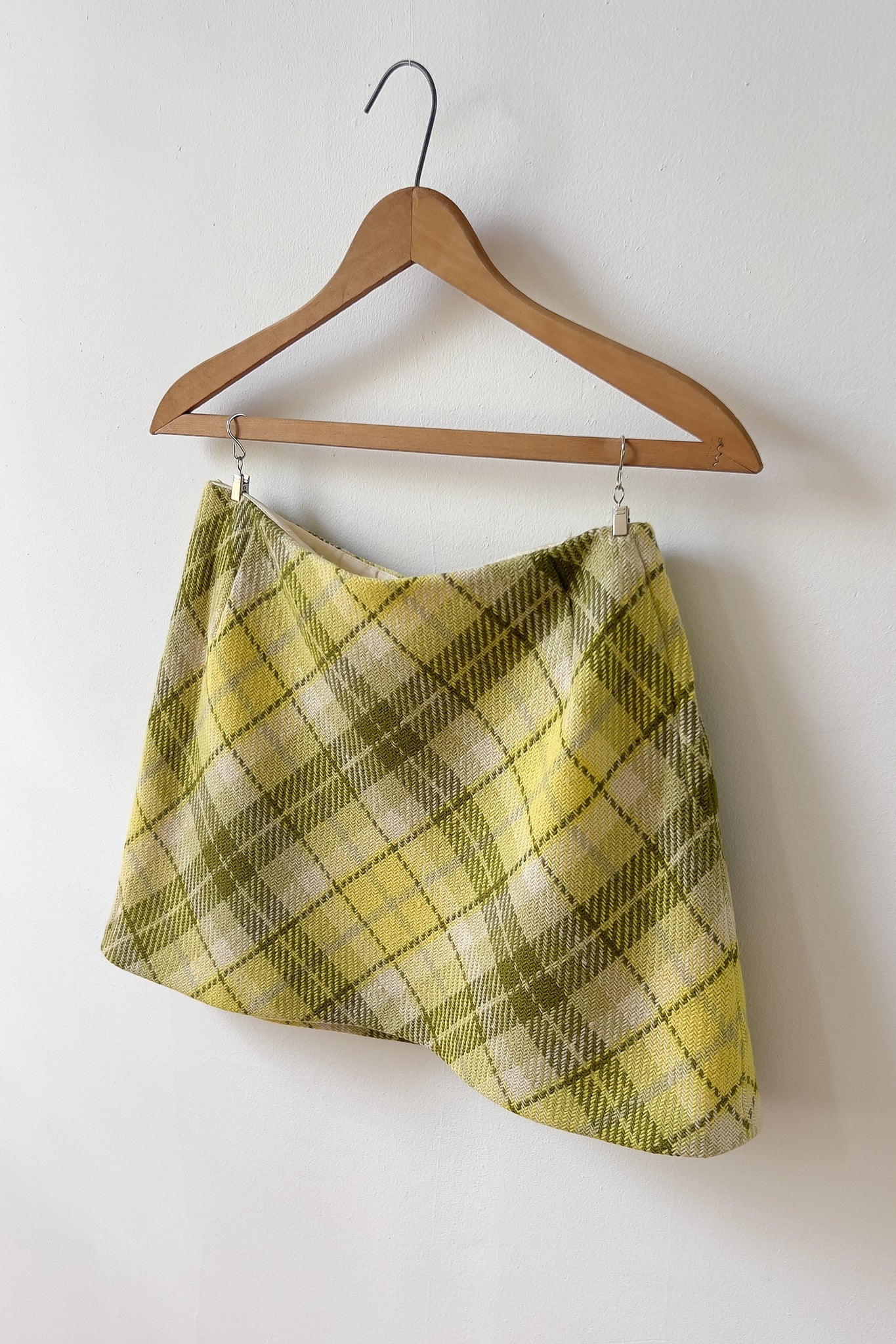 60s Lime Plaid Mini | sz 4