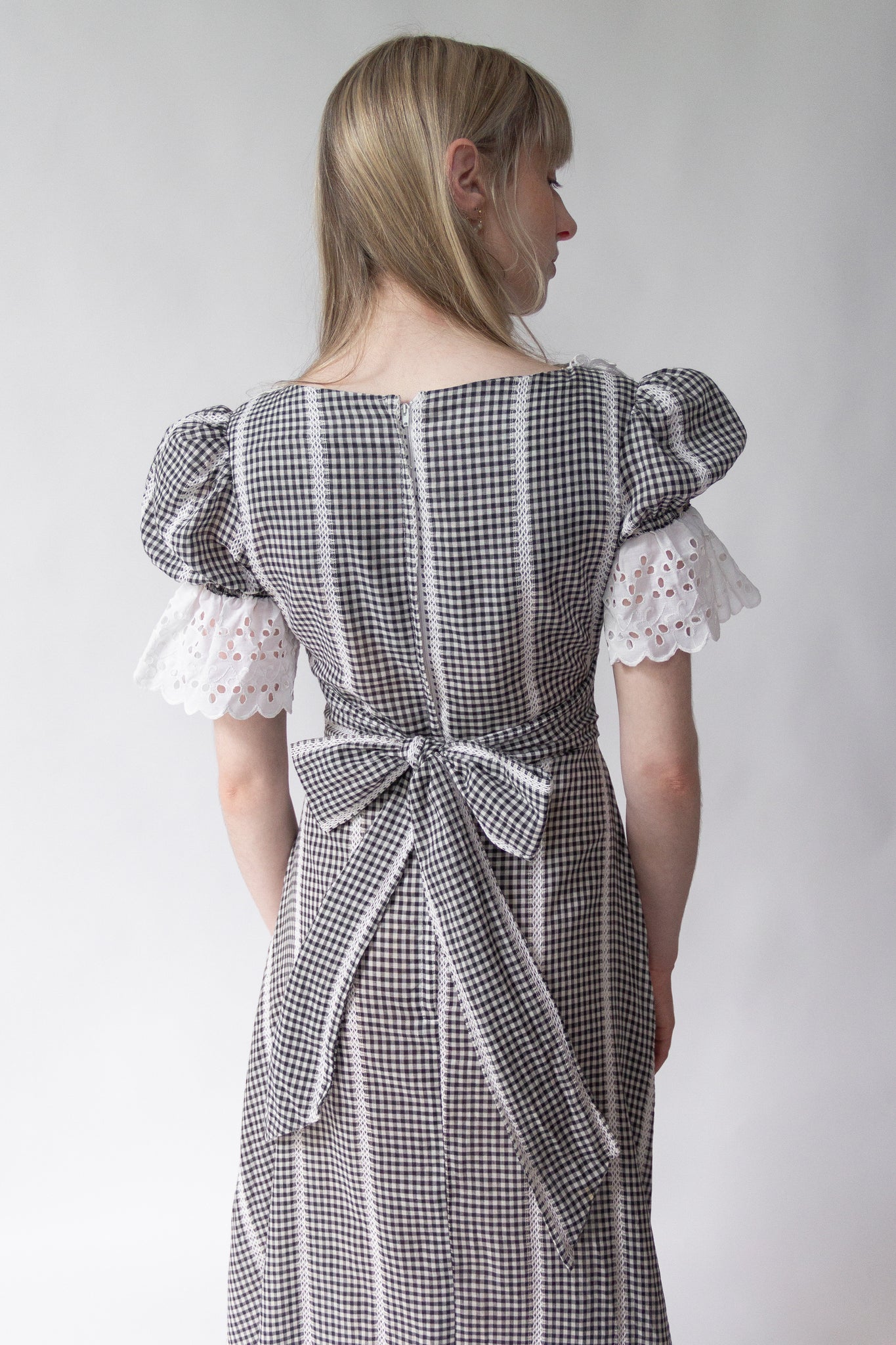 60s Saks Gingham Society Dress