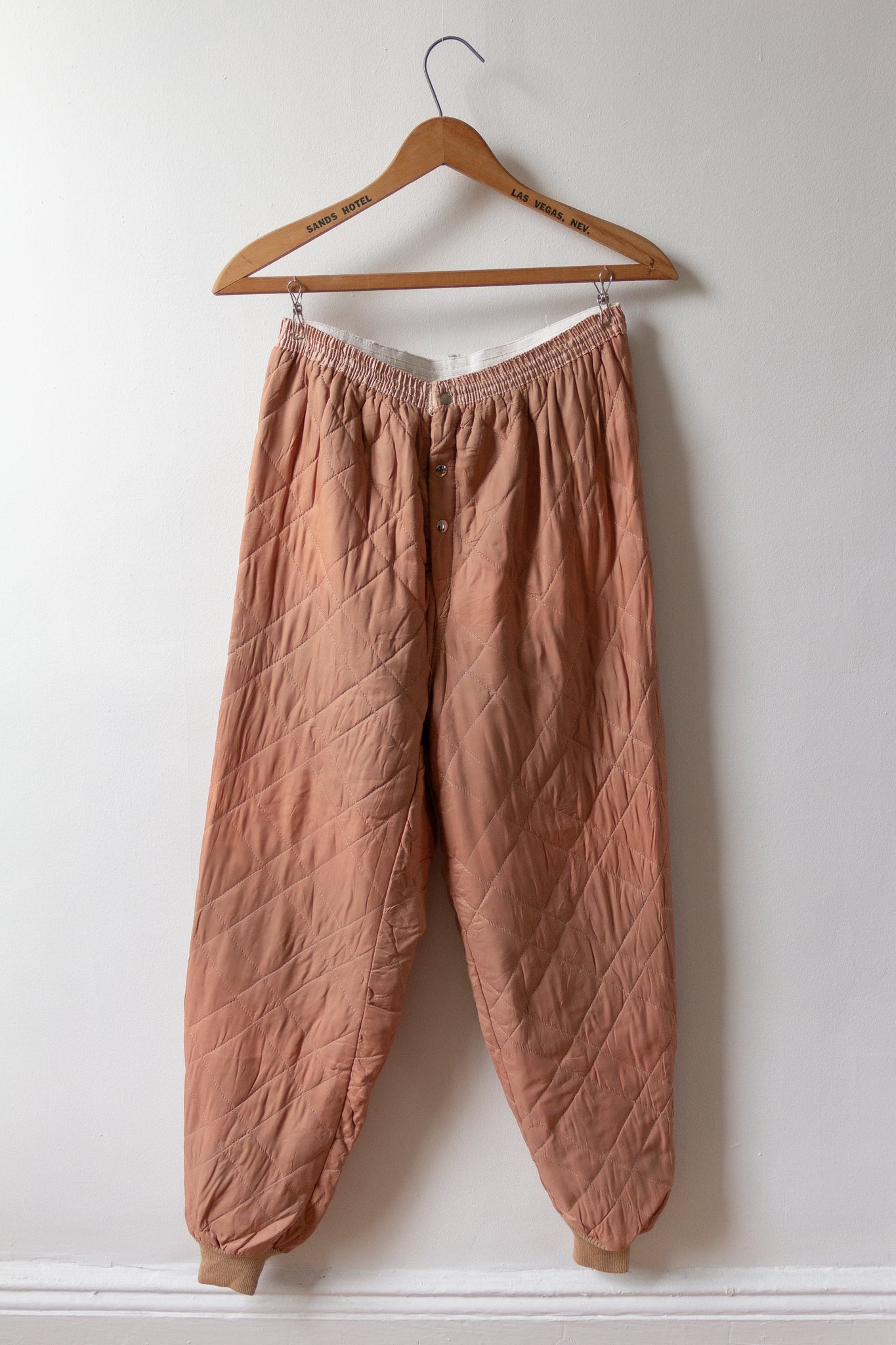 70s Quilted Snow Pants