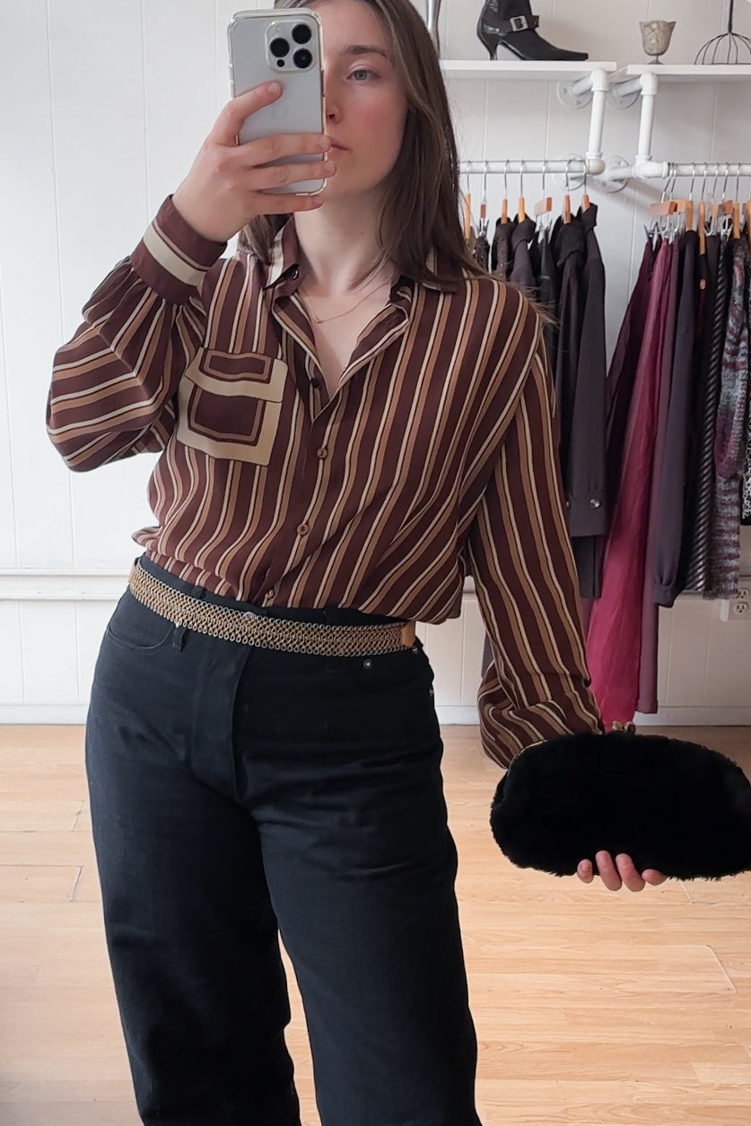 70s Serge Nancel Pocket Blouse