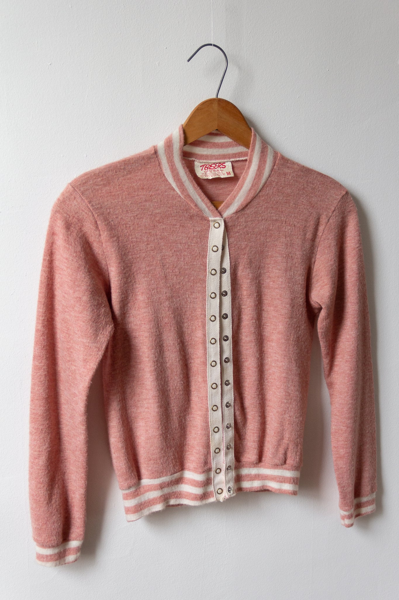 70s Snap Ringer Cardigan