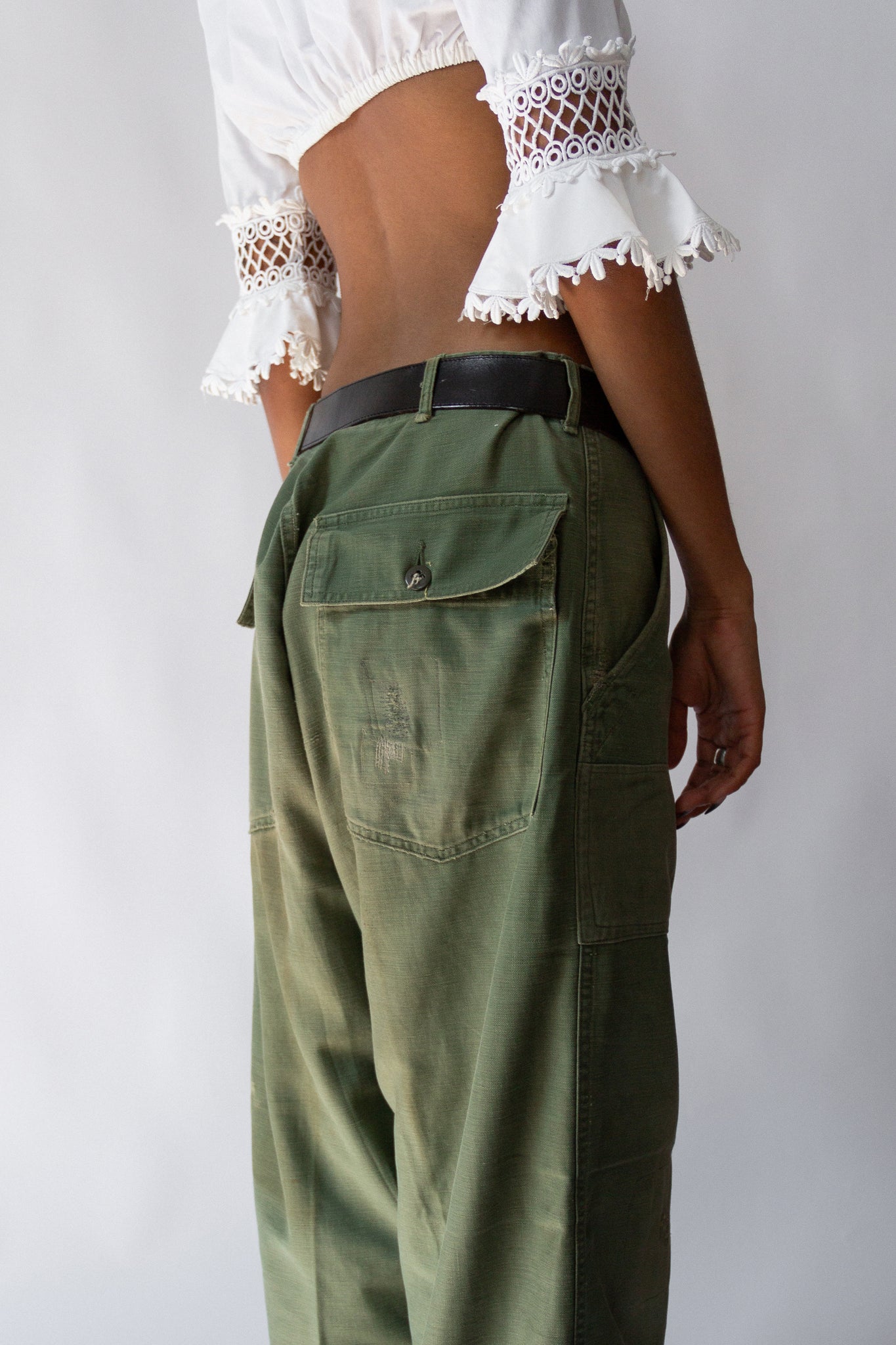 70s Worn Army Field Trousers