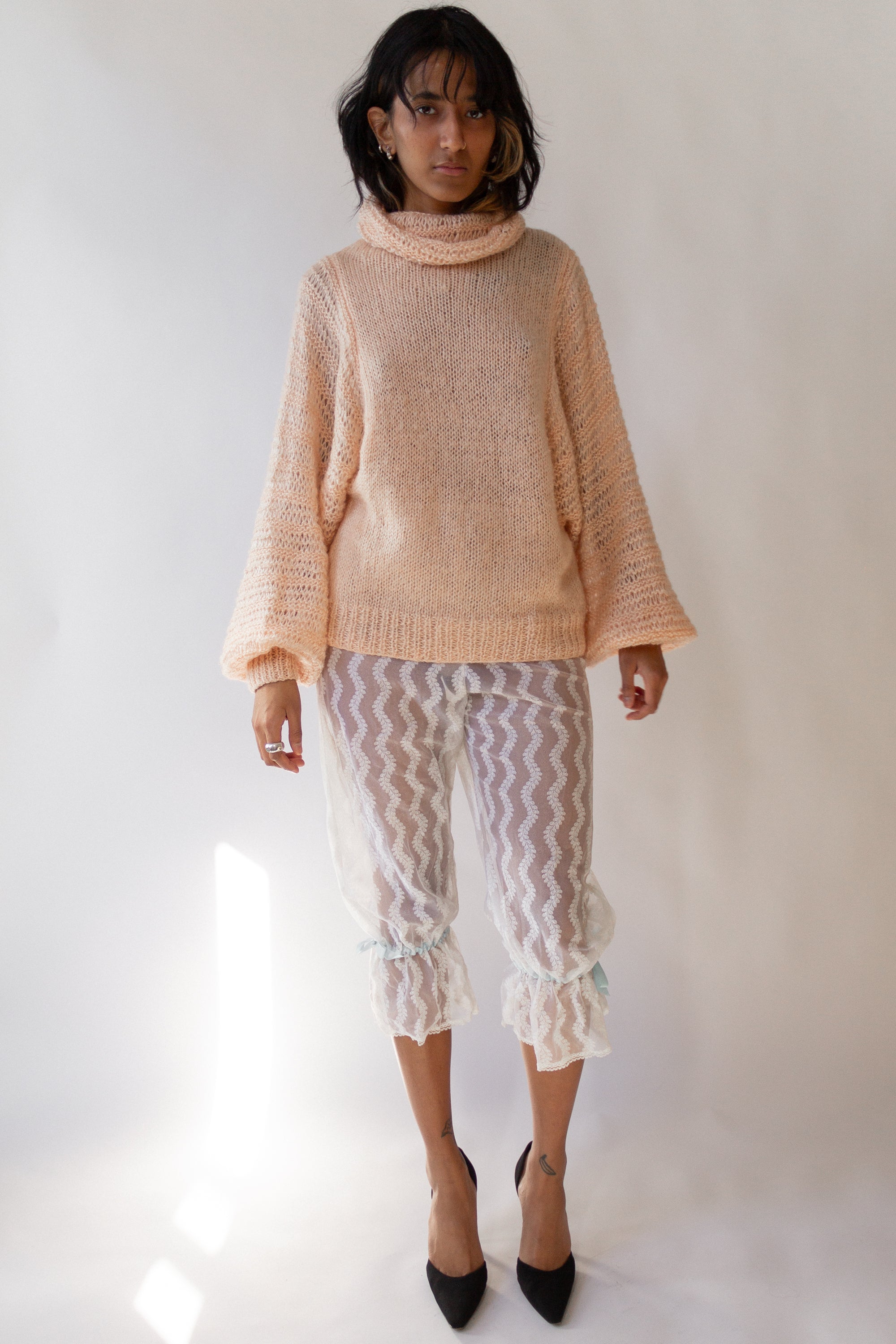 80s Balloon Sleeve Sweater