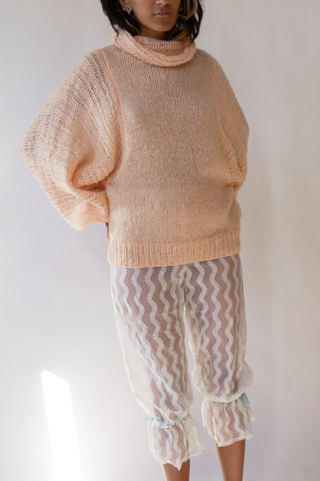 80s Balloon Sleeve Sweater