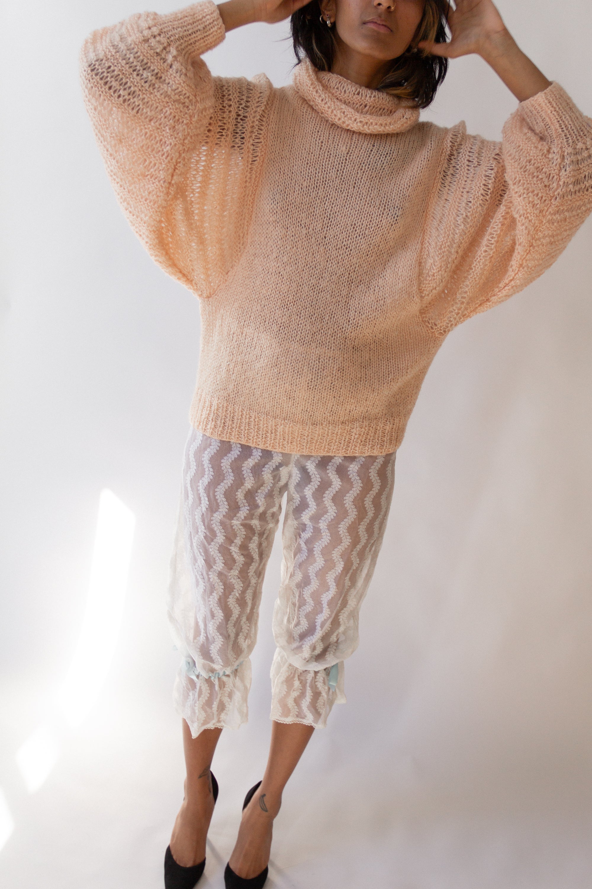 80s Balloon Sleeve Sweater