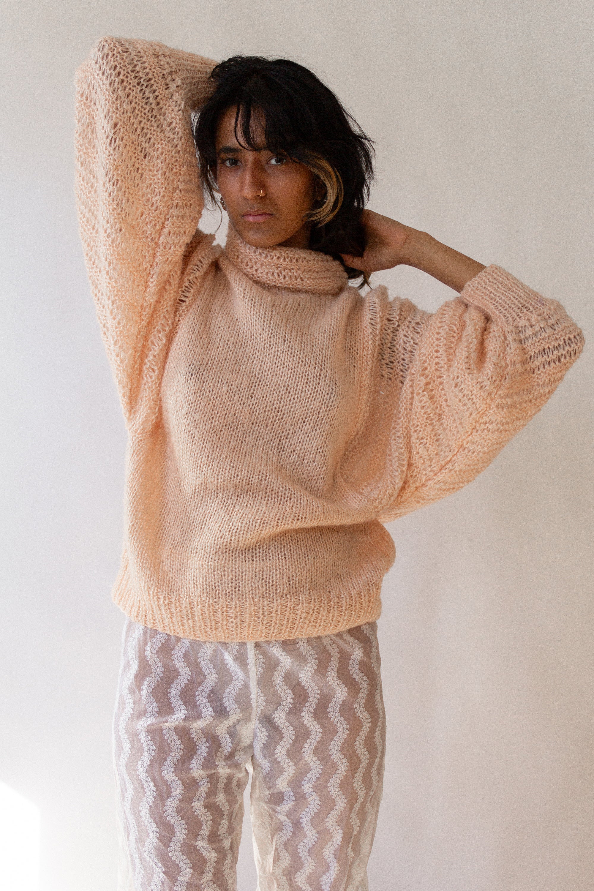 80s Balloon Sleeve Sweater