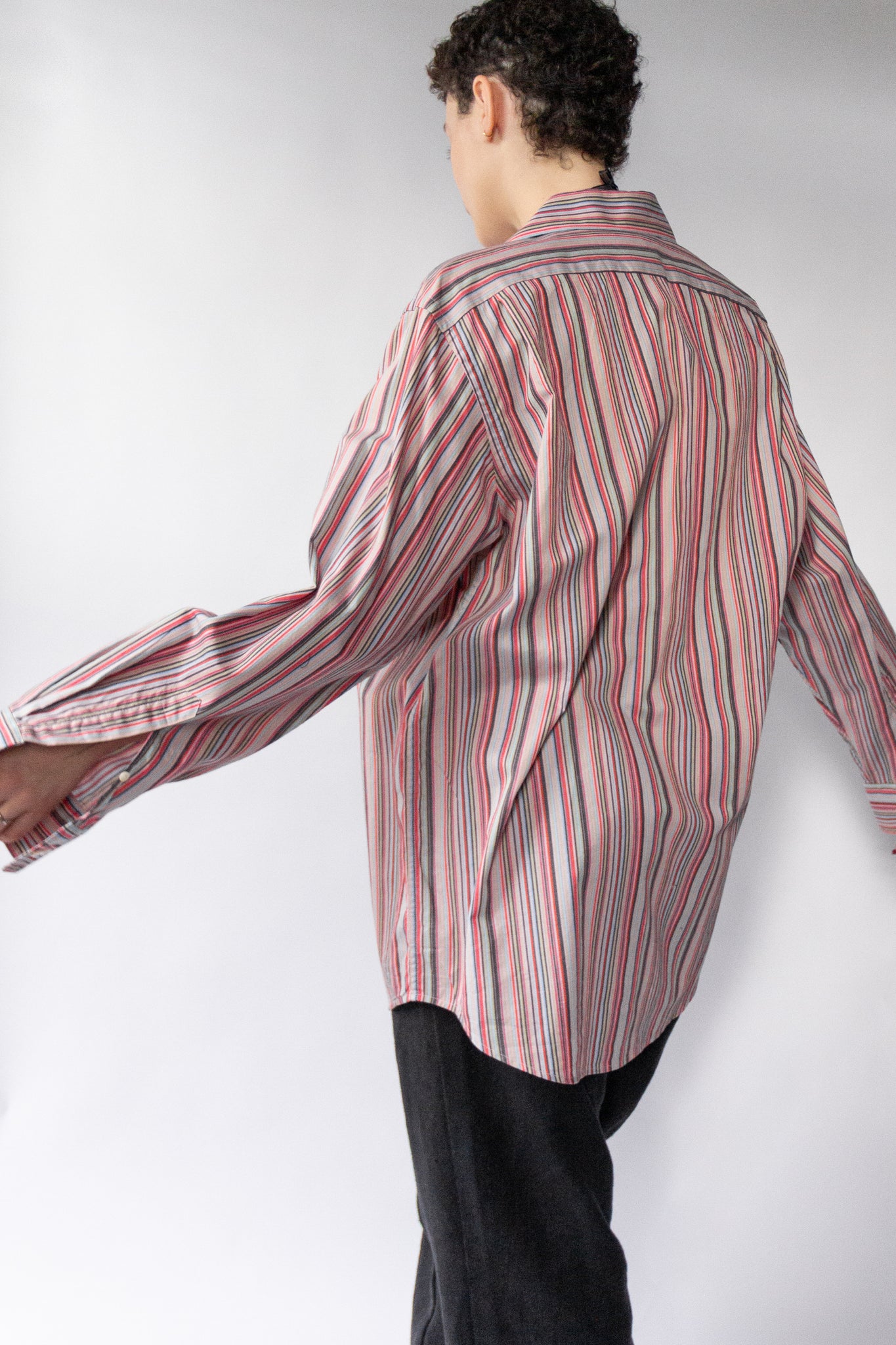 80s Lacoste Color Stripe Shirt