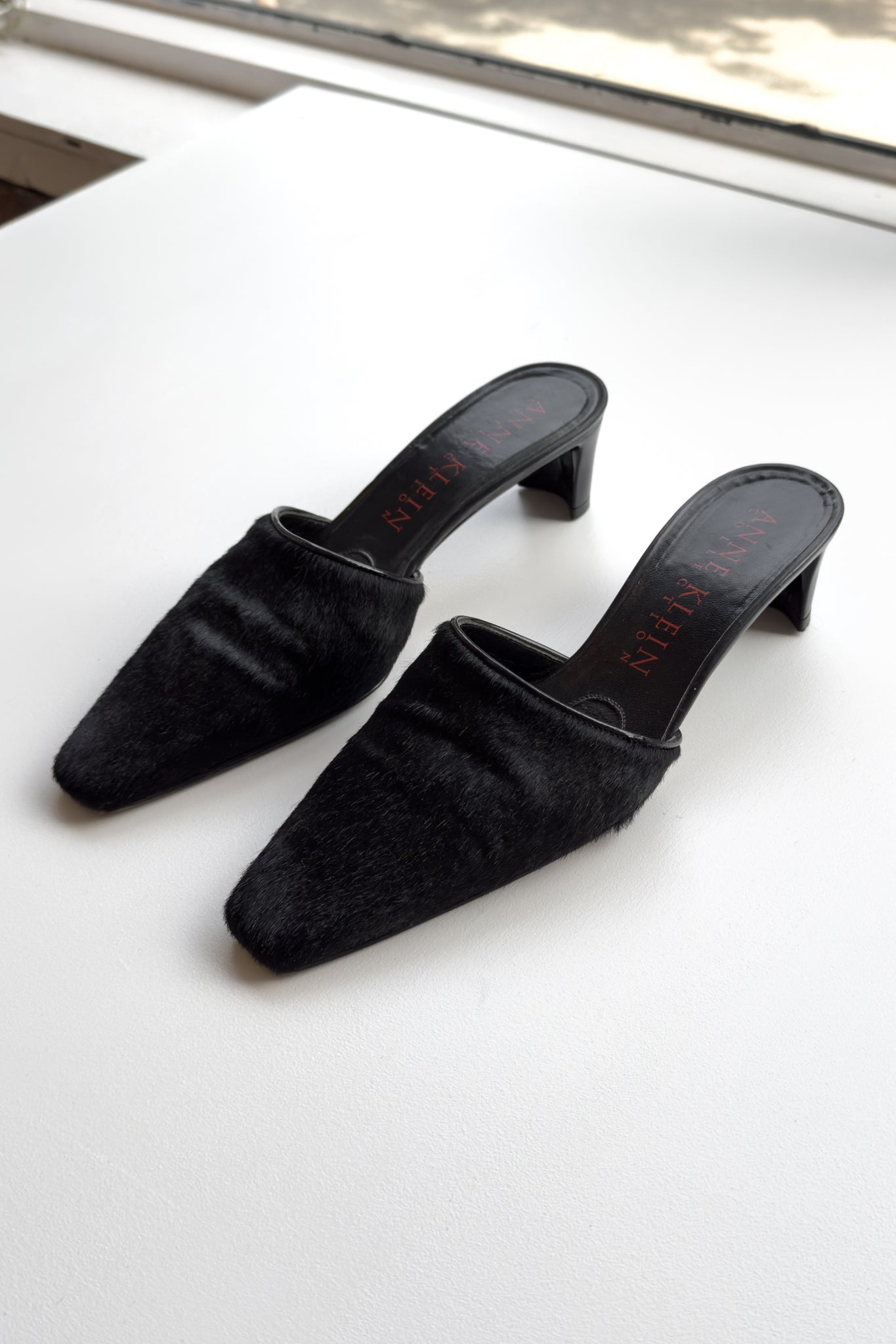 90s Pony Hair Mules | 6.5