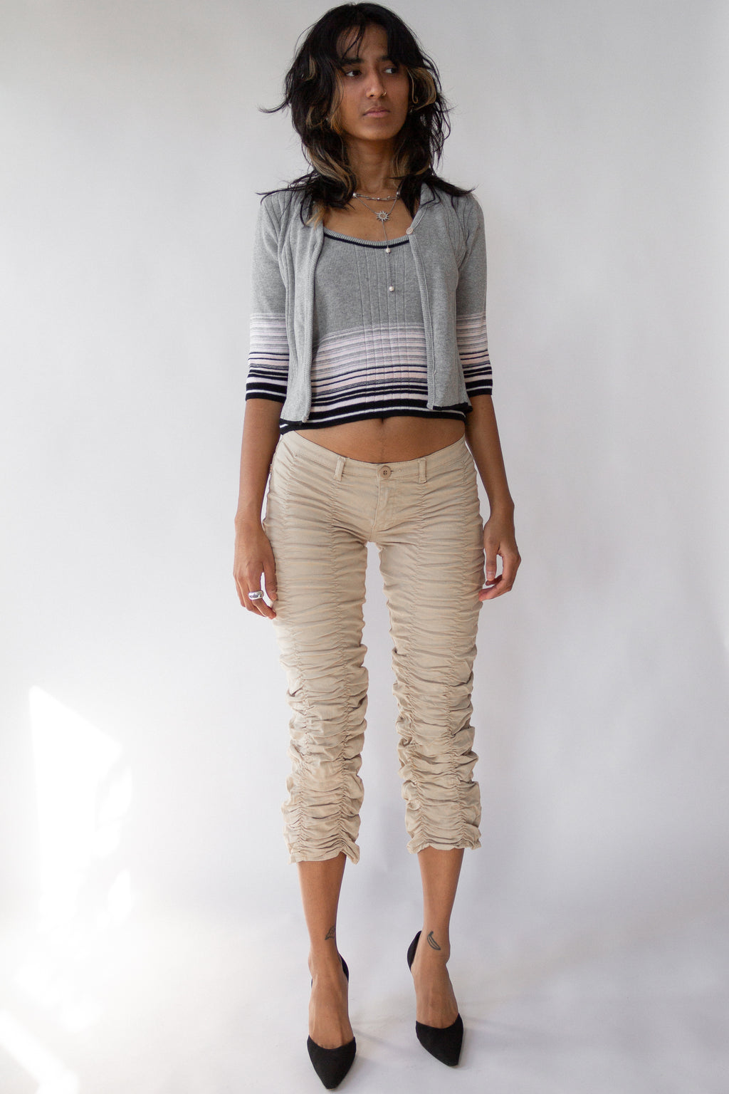 90s Smart Objects Cardi Set