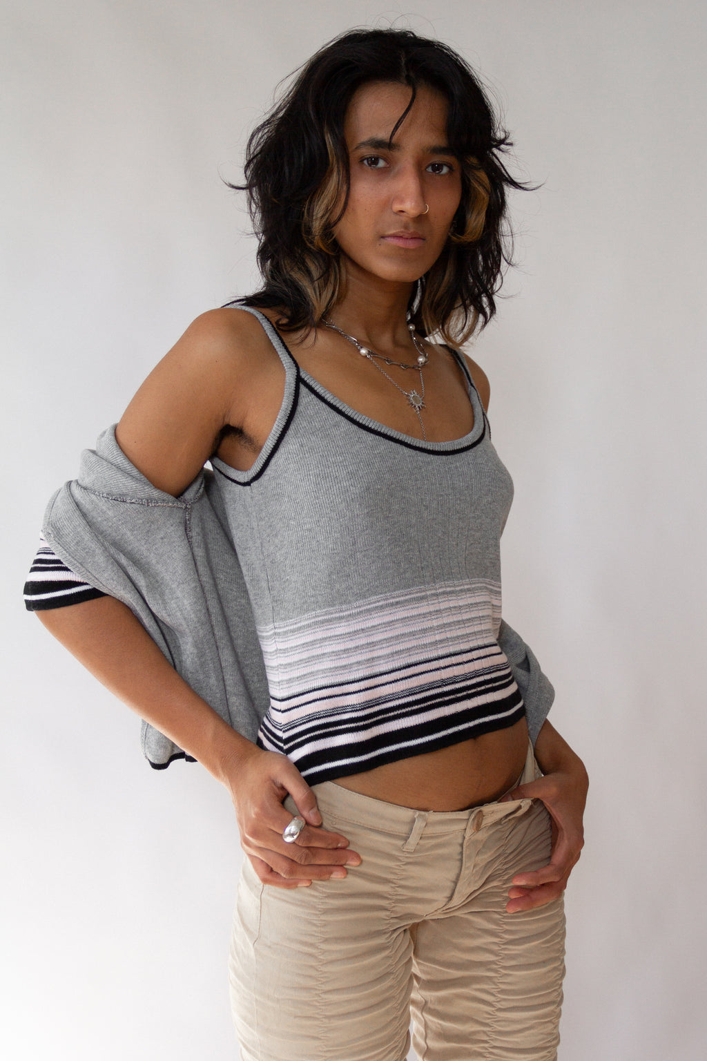 90s Smart Objects Cardi Set