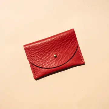 Card Holder / Tomato Leather