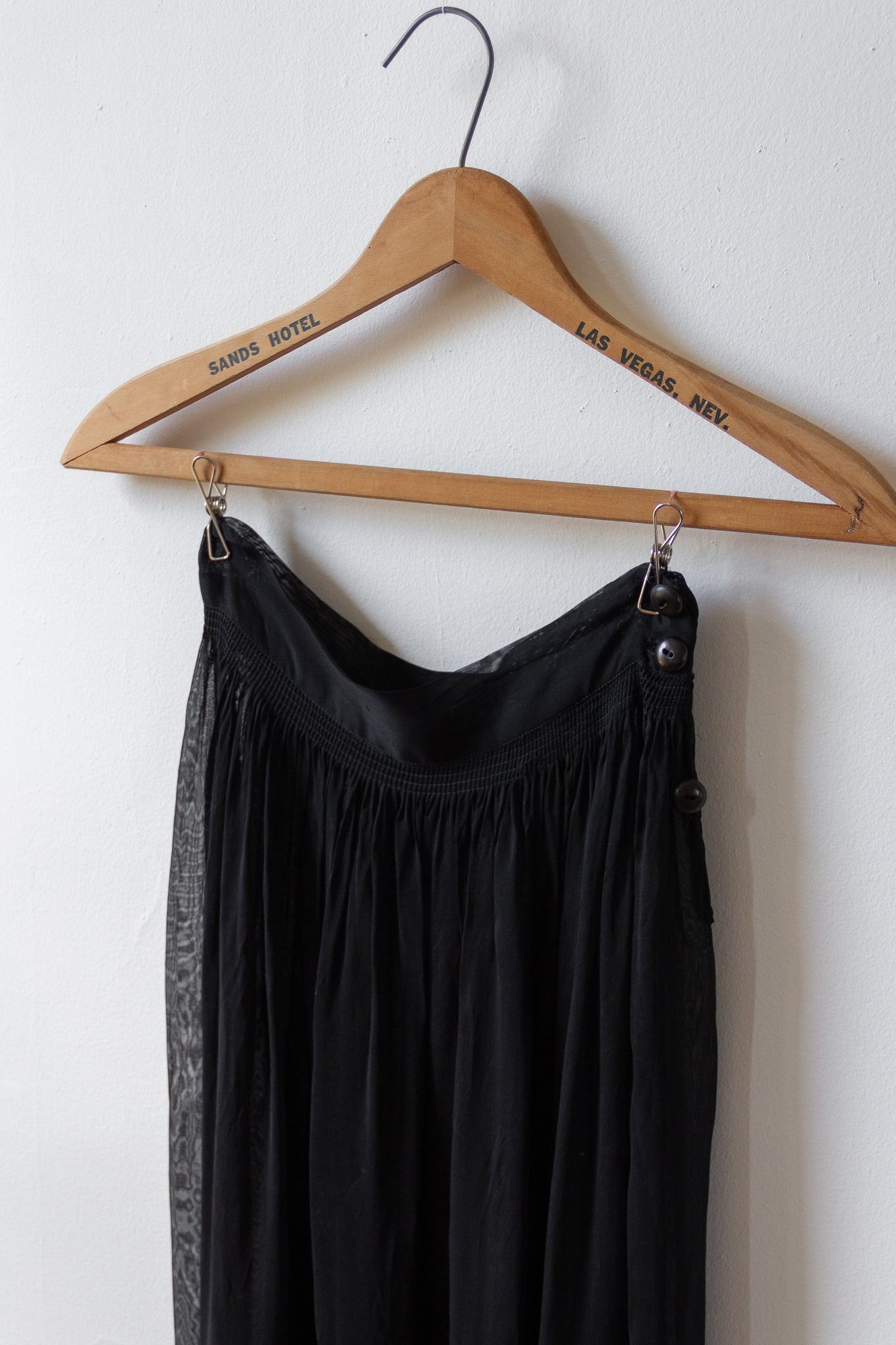 Antique Onyx Sheer Skirt | XS