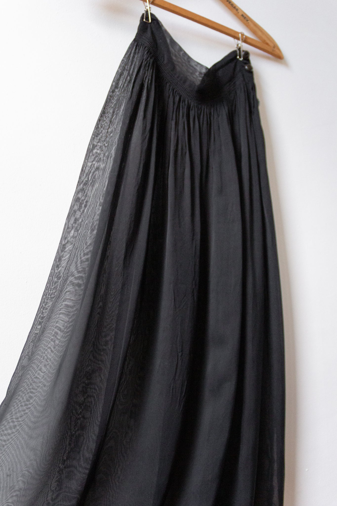 Antique Onyx Sheer Skirt | XS