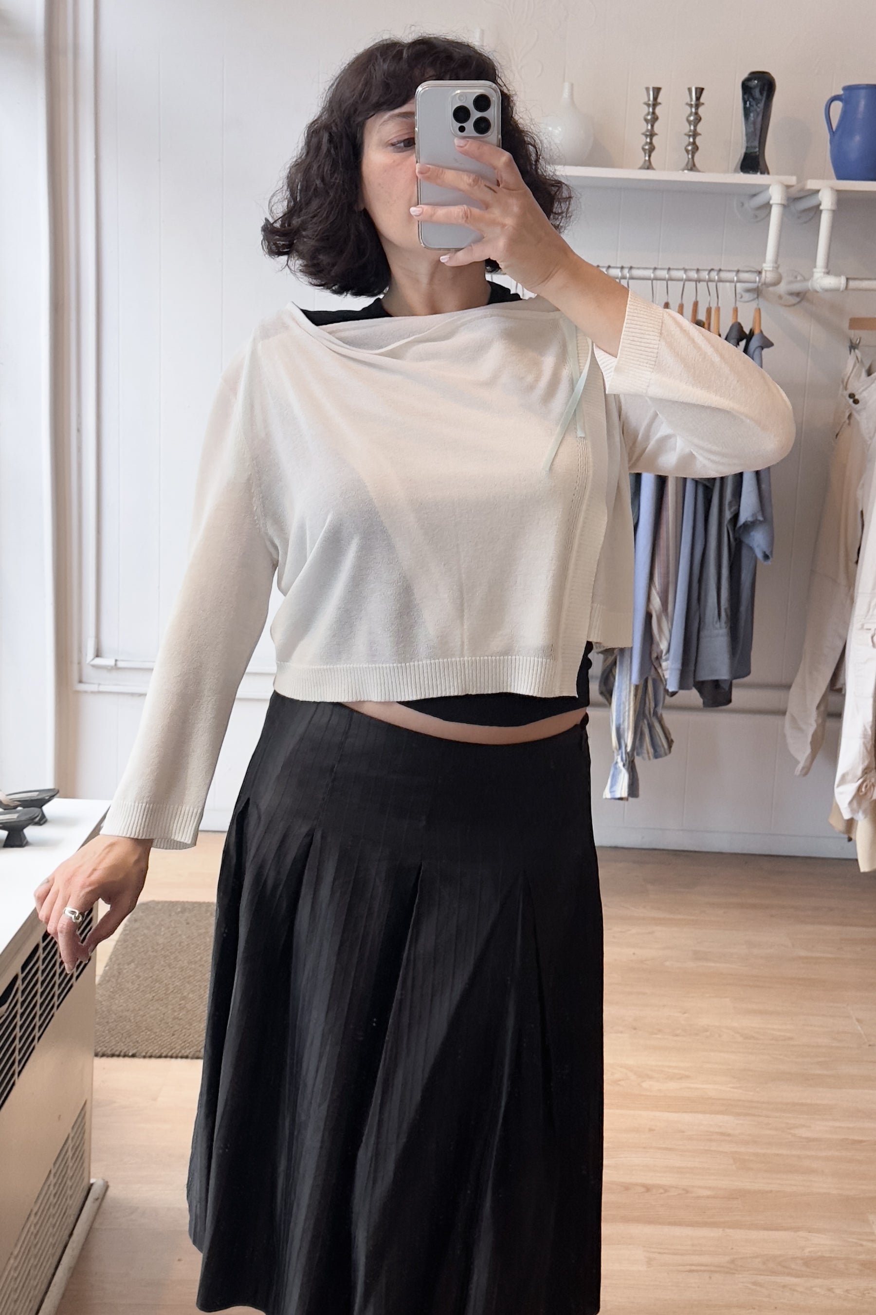 EDIT Airy Knit Wrap Cardi