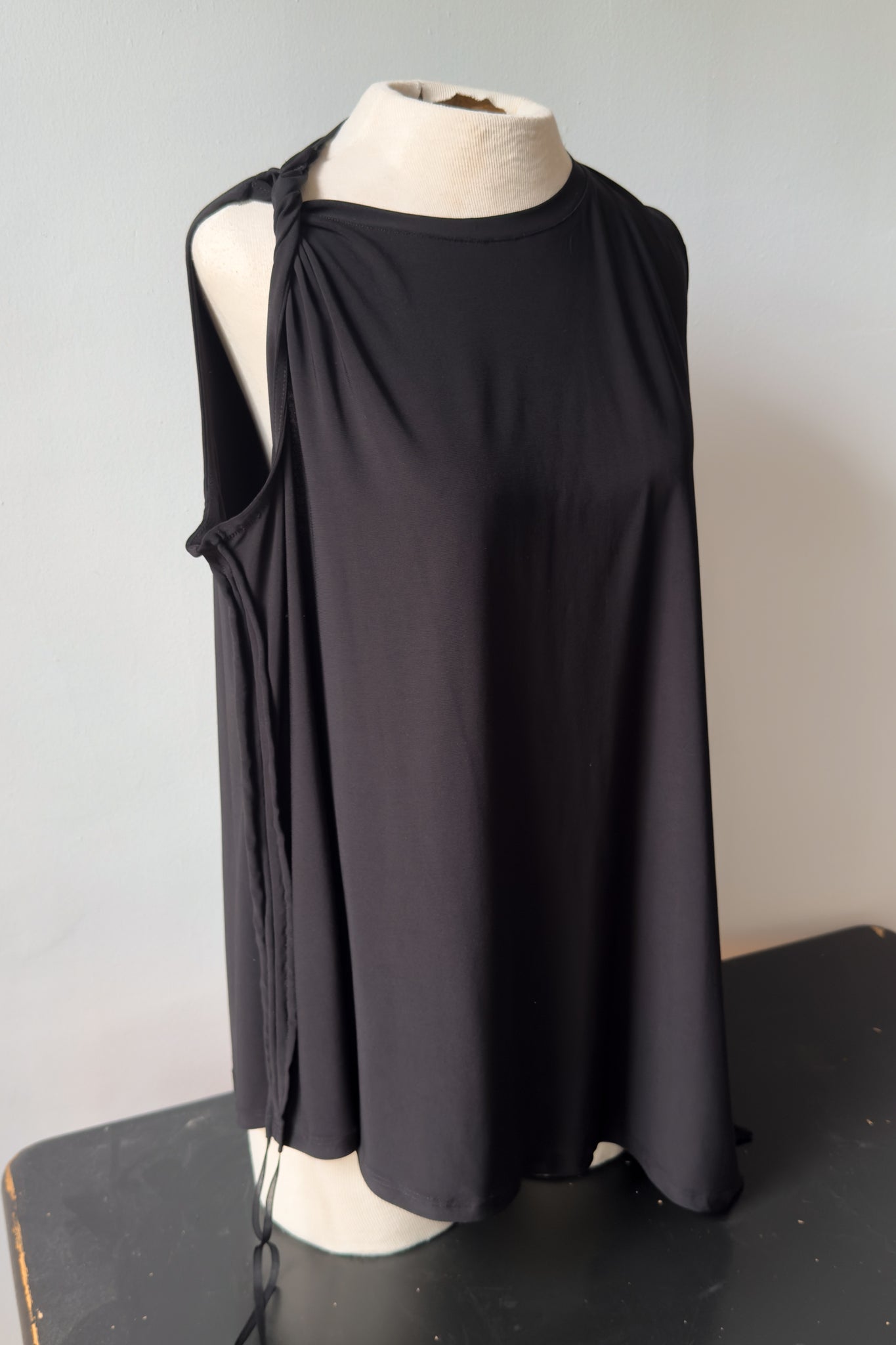 EDIT Asymmetrical Ruched Tank