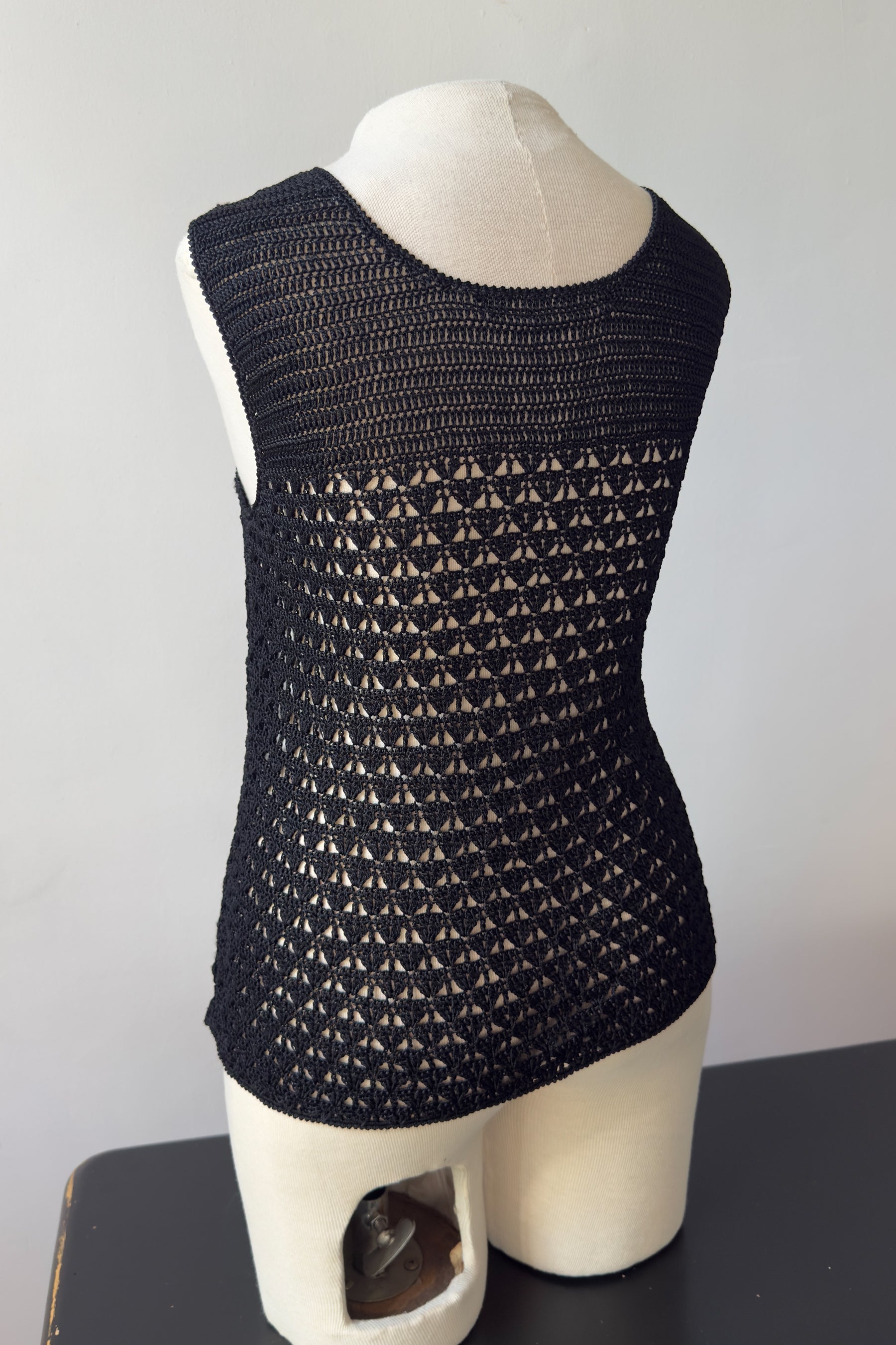 EDIT Crochet Ribbon Tank