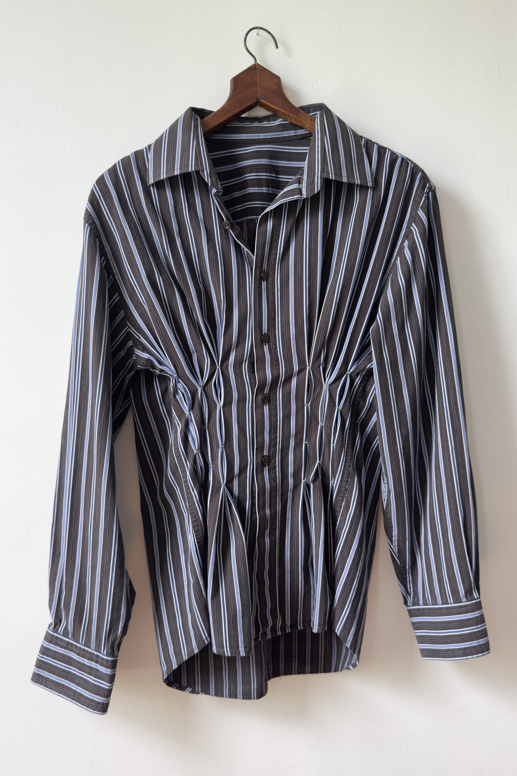 EDIT Hand-Smocked Stripe Shirt