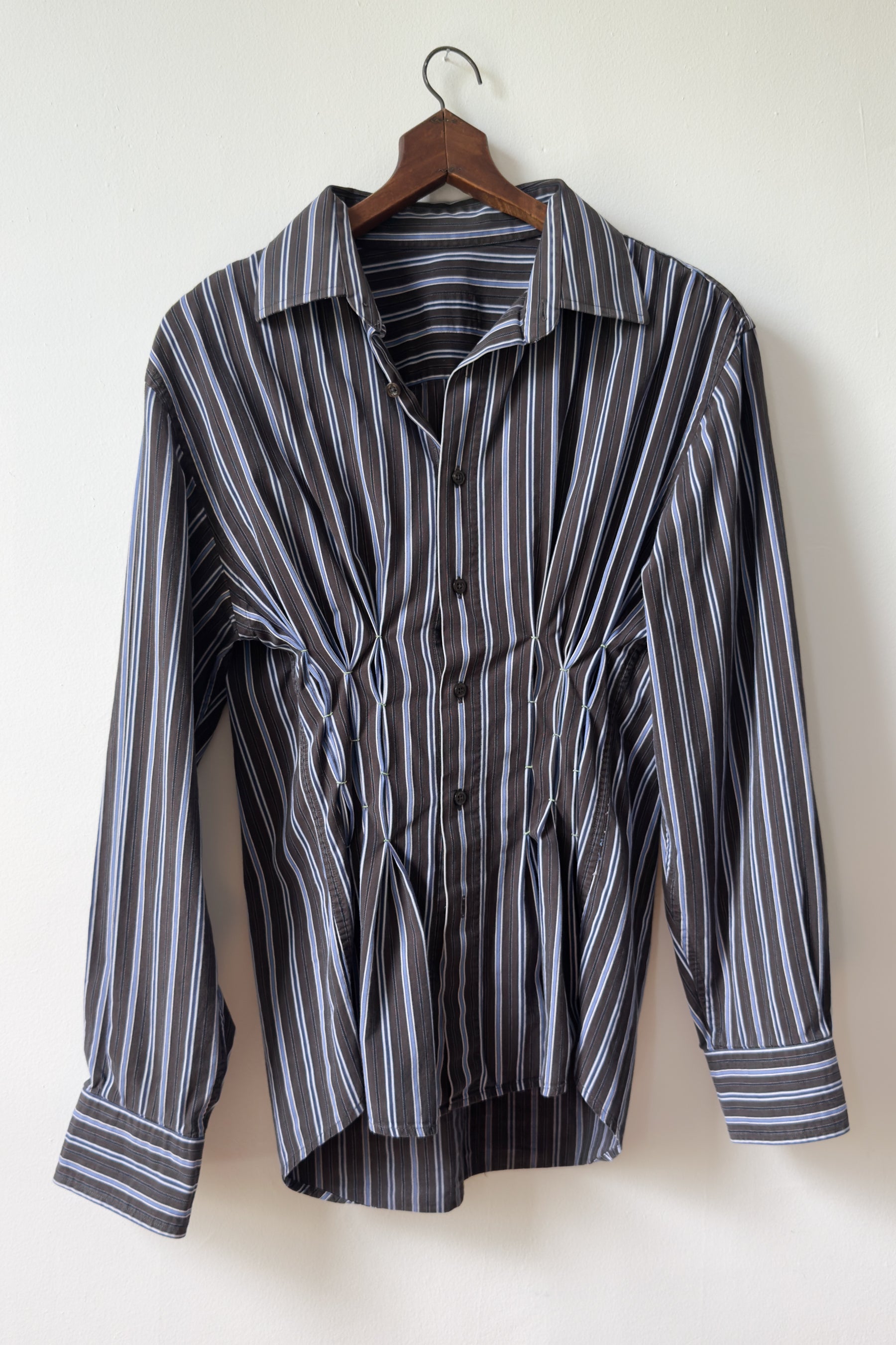 EDIT Hand-Smocked Stripe Shirt
