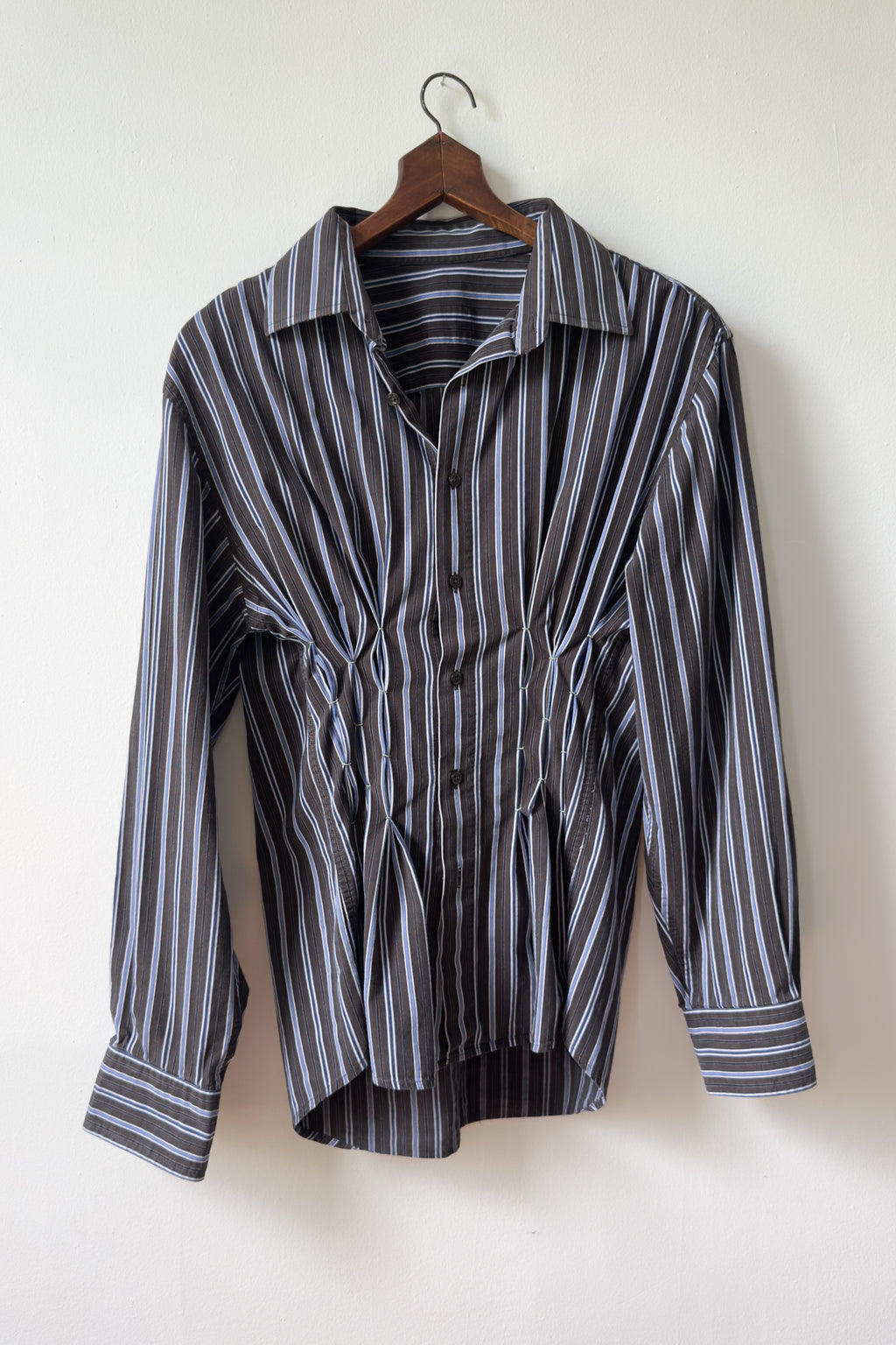 EDIT Hand-Smocked Stripe Shirt