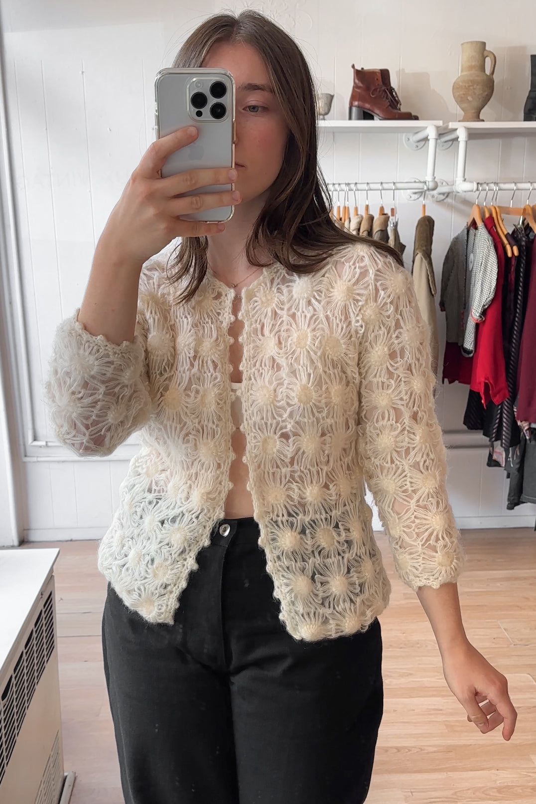 60s Mohair Cloud Cardigan