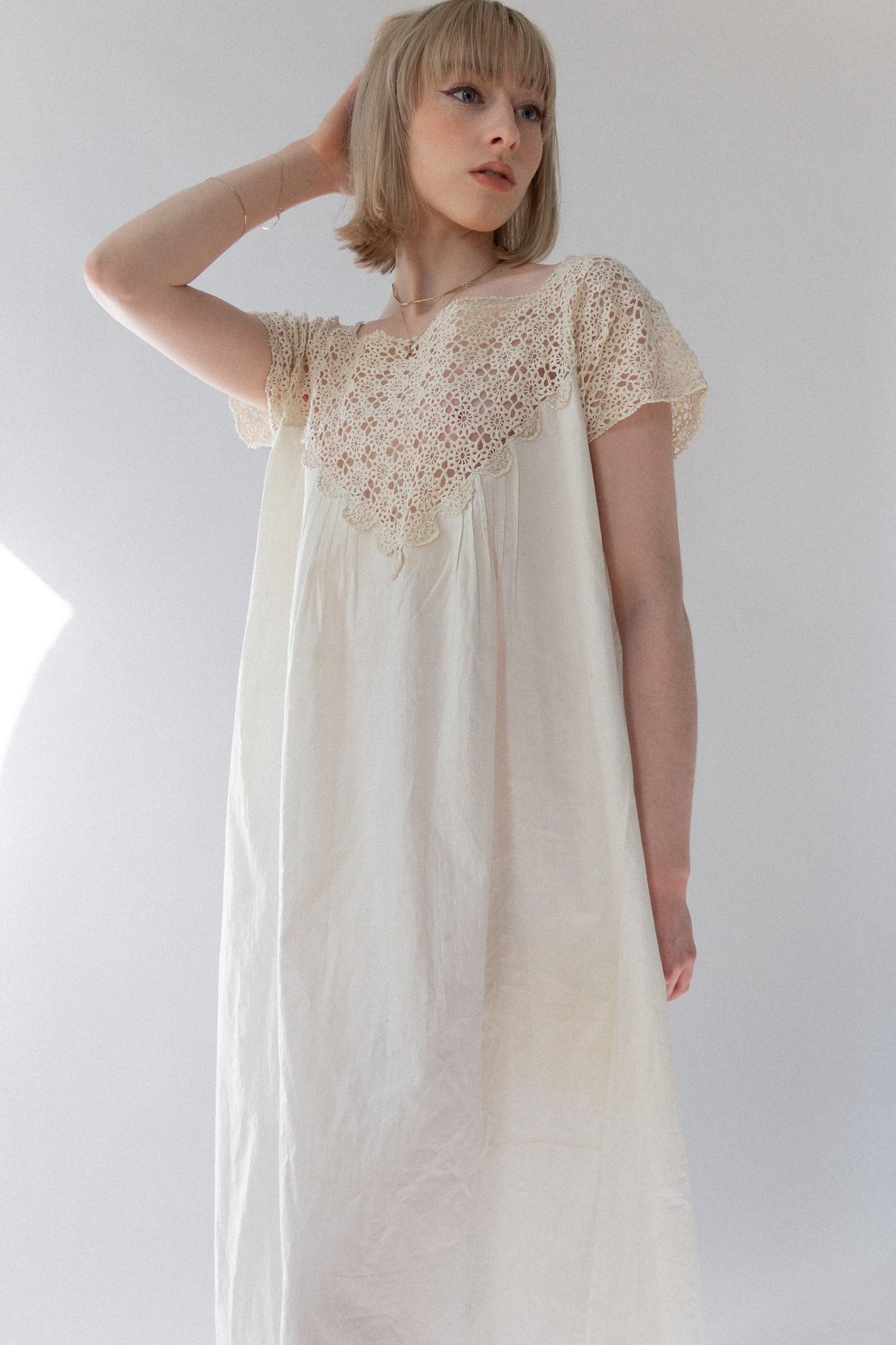Antique 1910s Edwardian Nightgown