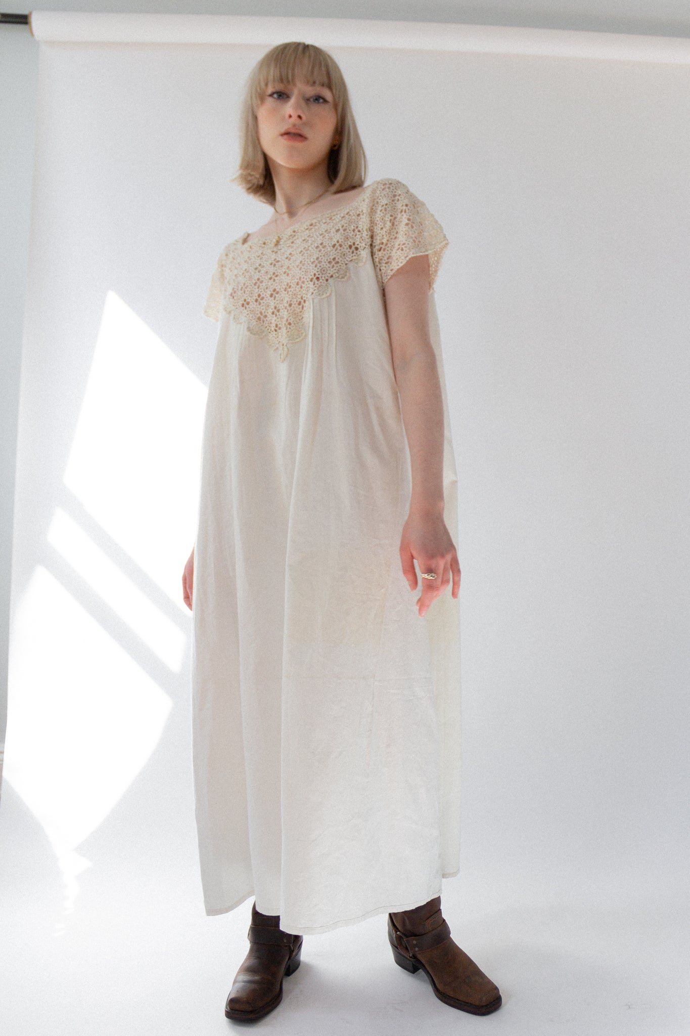 Antique 1910s Edwardian Nightgown